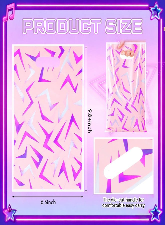 Eccliy 30 Pcs Kpop Birthday Party Favor Bags Kpop Themed Goodie Gift Bags with Handles Birthday Party Supplies - Image 3